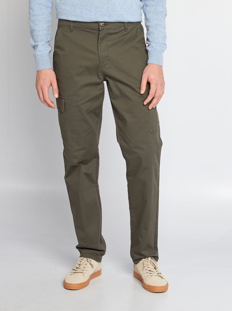 Pantaloni multitasche - L36 KAKI - Kiabi