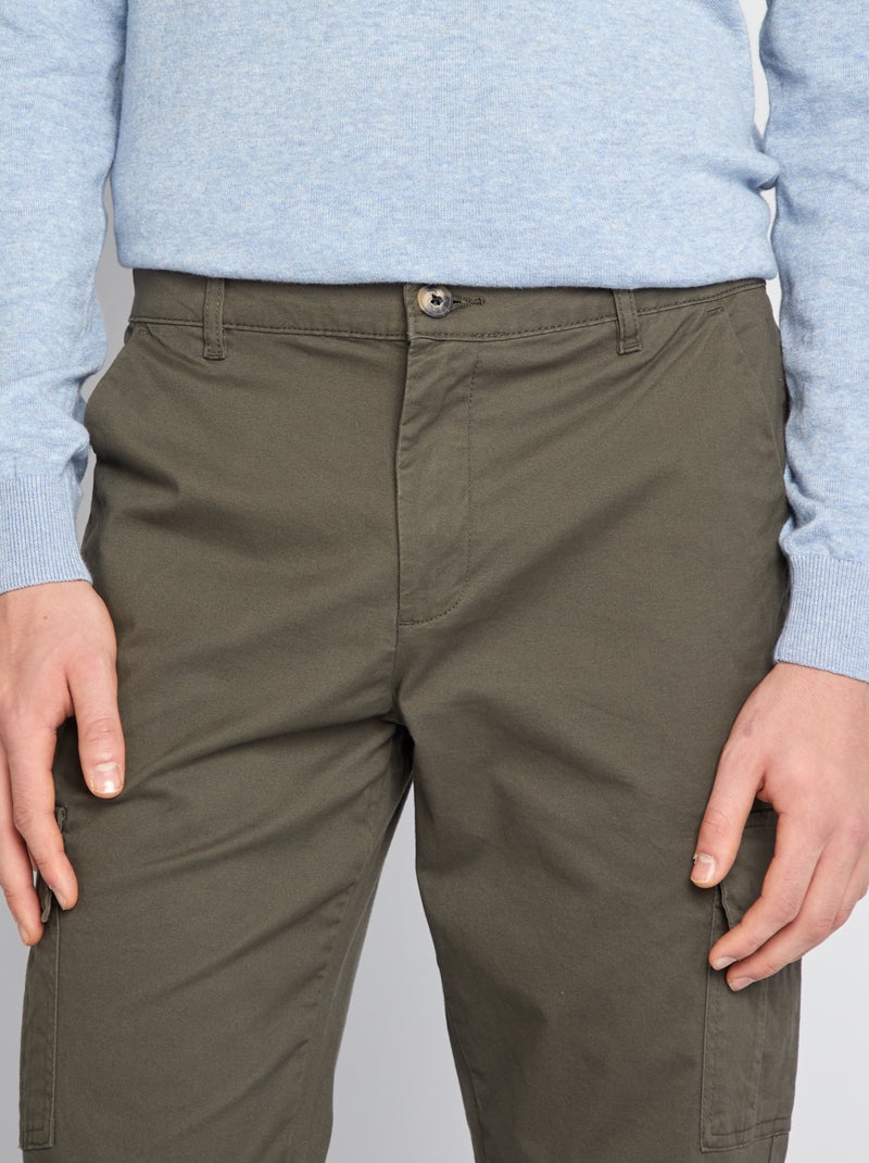 Pantaloni multitasche - L36 KAKI - Kiabi