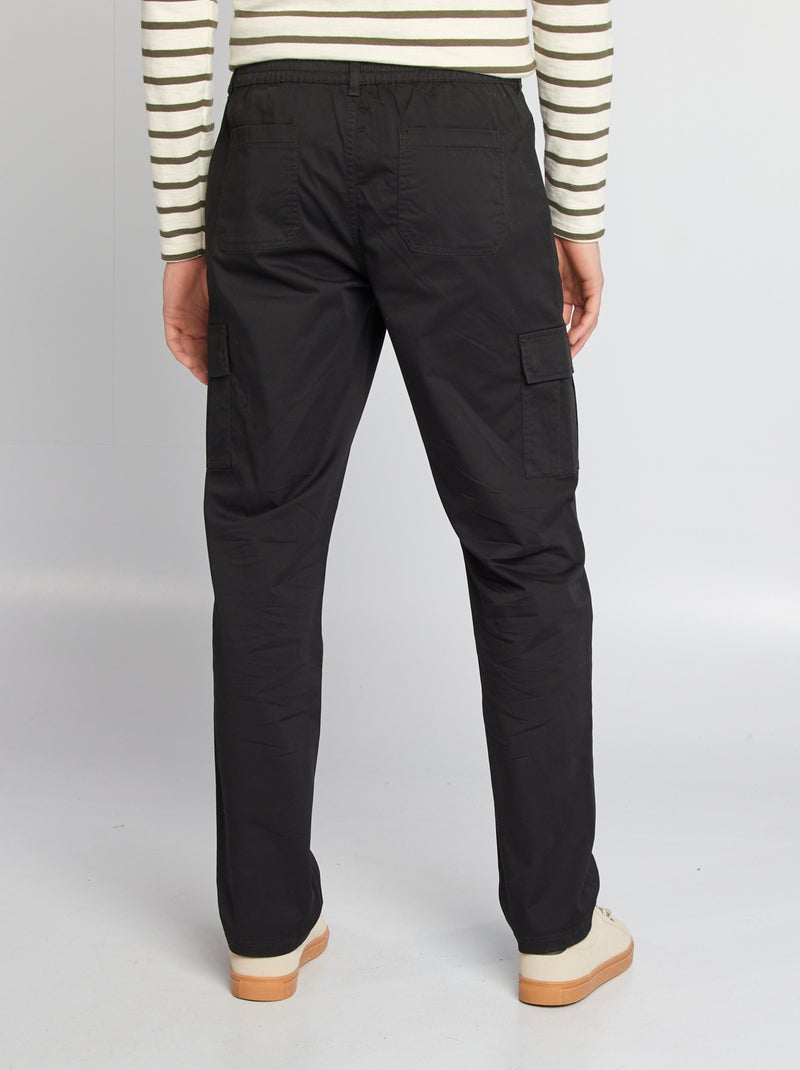 Pantaloni multitasche - L36 nero - Kiabi