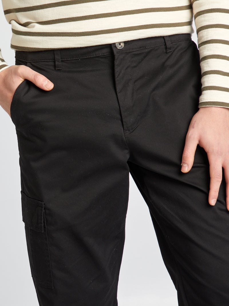 Pantaloni multitasche - L36 nero - Kiabi
