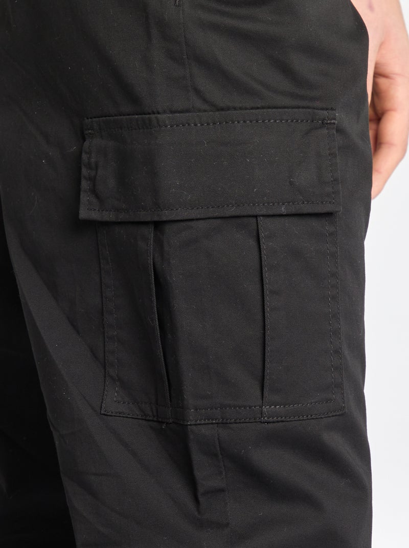 Pantaloni multitasche - L36 nero - Kiabi