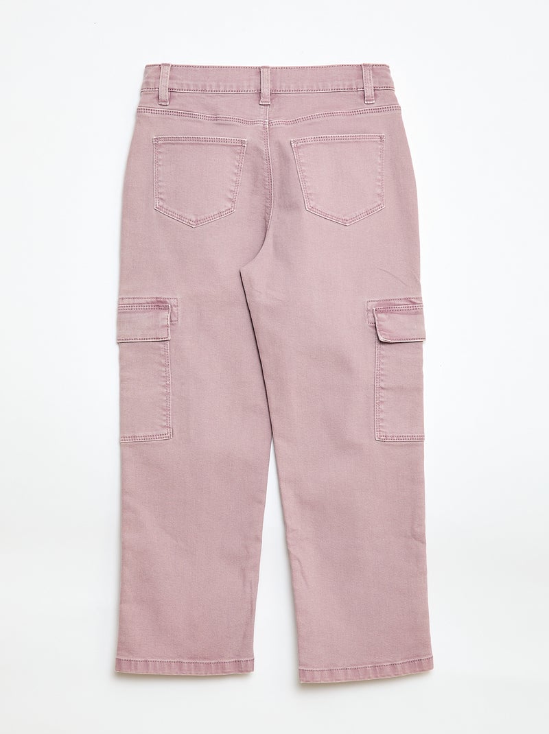 Pantaloni multitasche - Taglio + confortevole Viola - Kiabi
