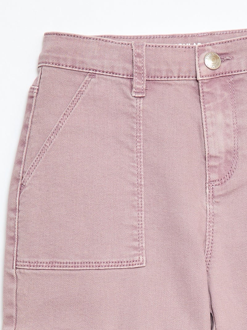 Pantaloni multitasche - Taglio + confortevole Viola - Kiabi