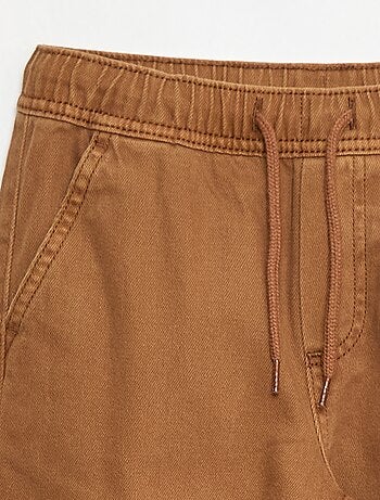 Pantaloni multitasche con cintura elasticizzata