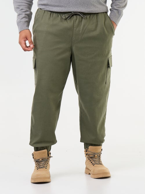 Pantaloni multitasche con vita elasticizzata - Kiabi