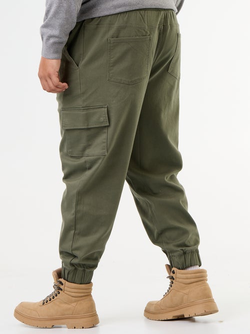 Pantaloni multitasche con vita elasticizzata - Kiabi