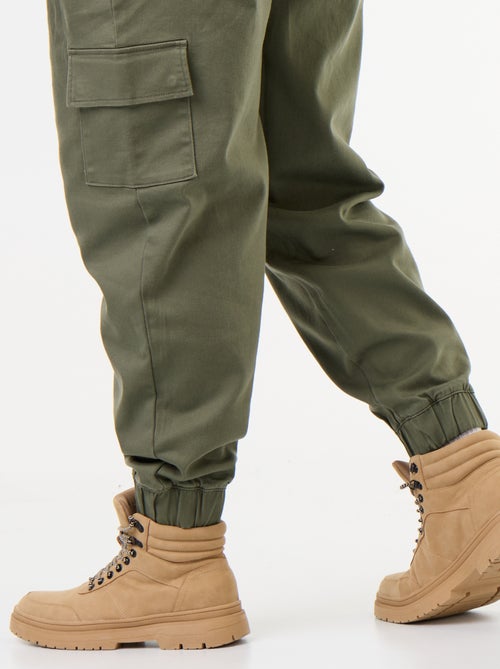 Pantaloni multitasche con vita elasticizzata - Kiabi