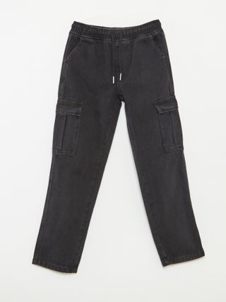 Pantaloni multitasche elasticizzati