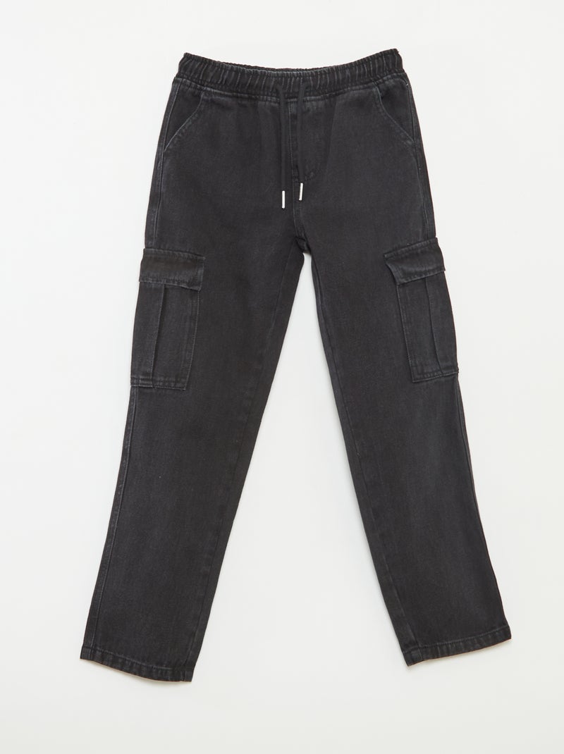 Pantaloni multitasche elasticizzati Grigio - Kiabi