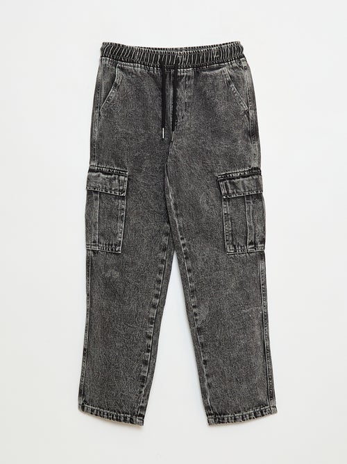 Pantaloni multitasche elasticizzati - Kiabi