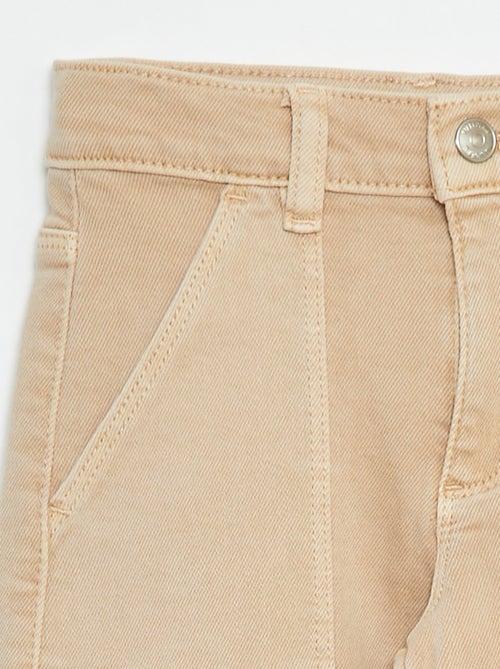 Pantaloni multitasche in twill - Taglio + aderente - Kiabi