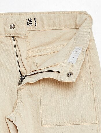 Pantaloni multitasche in twill - Taglio + aderente