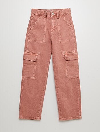 Pantaloni multitasche in twill - Taglio + aderente