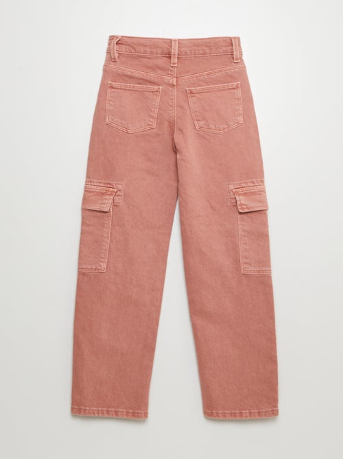 Pantaloni multitasche in twill - Taglio + aderente - Kiabi