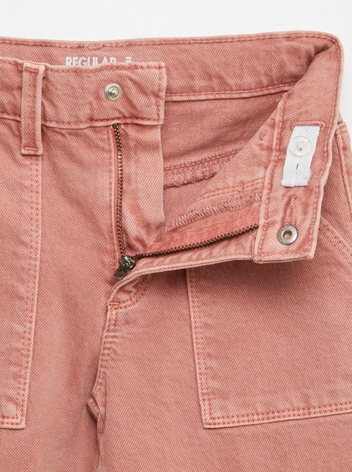 Pantaloni multitasche in twill - Taglio + aderente - Kiabi