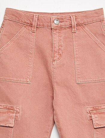 Pantaloni multitasche in twill - Taglio + confortevole