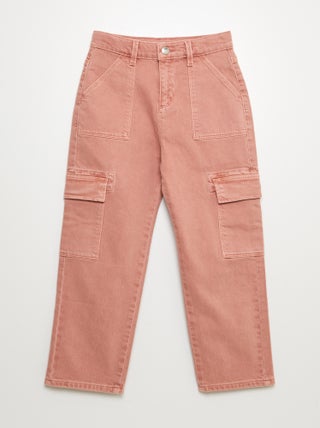 Pantaloni multitasche in twill - Taglio + confortevole