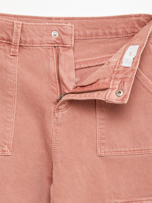 Pantaloni multitasche in twill - Taglio + confortevole - Kiabi