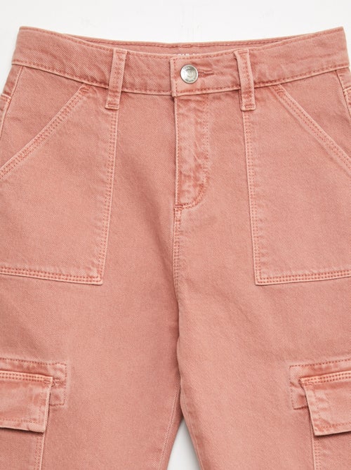 Pantaloni multitasche in twill - Taglio + confortevole - Kiabi