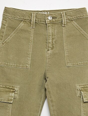 Pantaloni multitasche in twill - Taglio + confortevole