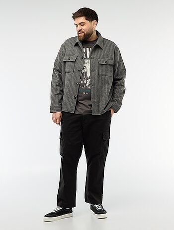 Pantalone multitasche taglio dritto / regular fit