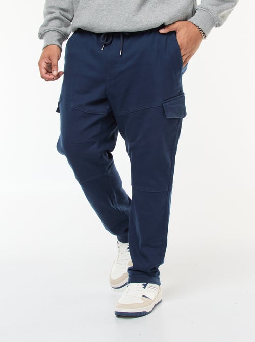 Pantaloni multitasche tinta unita con cintura elasticizzata - Kiabi