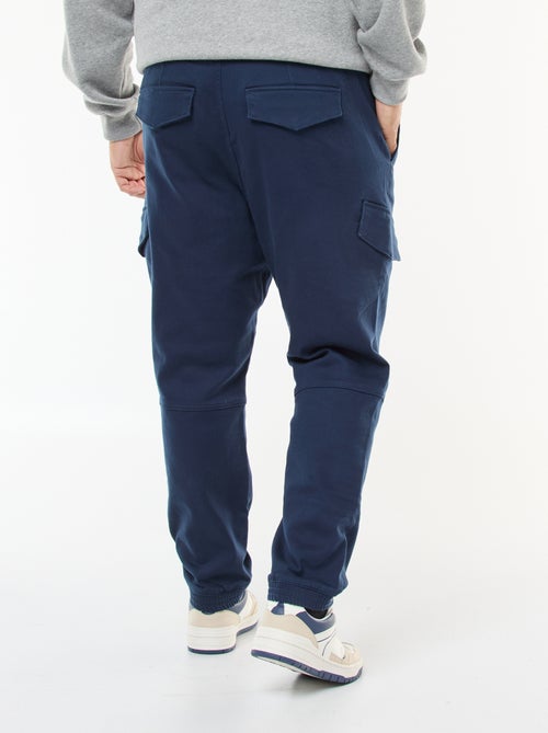 Pantaloni multitasche tinta unita con cintura elasticizzata - Kiabi