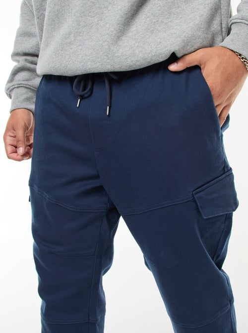 Pantaloni multitasche tinta unita con cintura elasticizzata - Kiabi