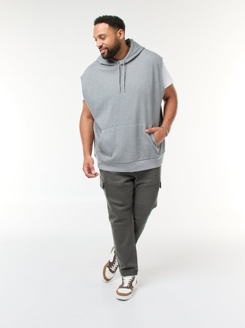 Pantaloni multitasche tinta unita con cintura elasticizzata - Kiabi