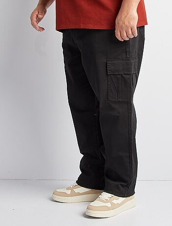 Pantaloni multitasche tinta unita