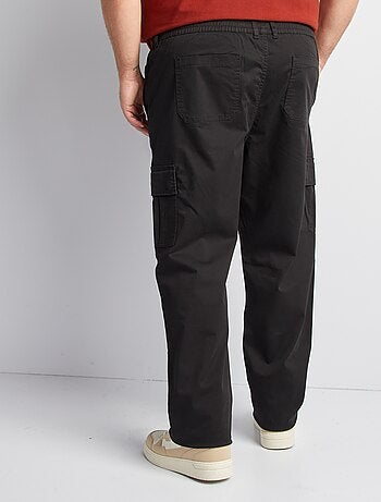 Pantaloni multitasche tinta unita