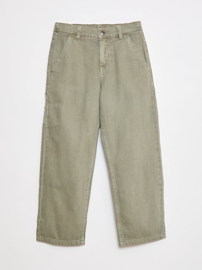 Pantaloni multitasche Verde - Kiabi