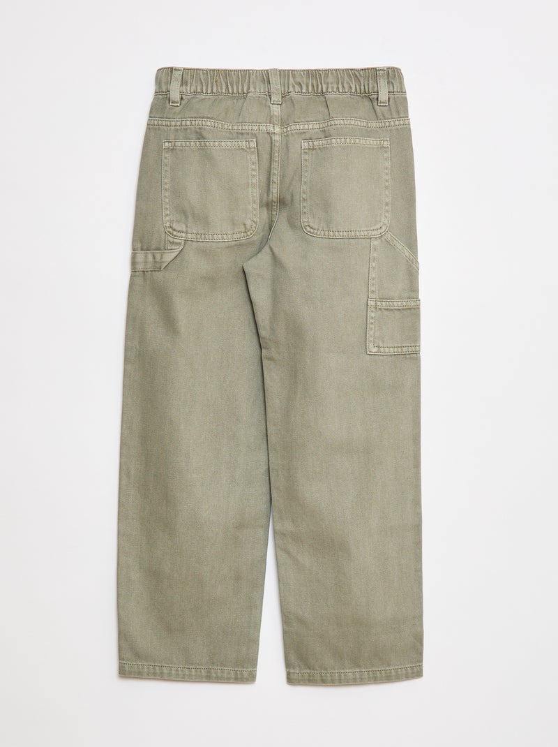 Pantaloni multitasche Verde - Kiabi