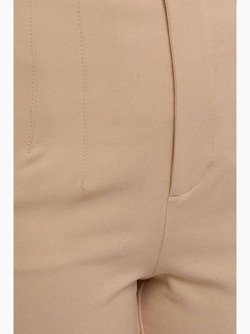 Pantaloni nude aderenti a vita alta hiccup Beige naturale - Kiabi