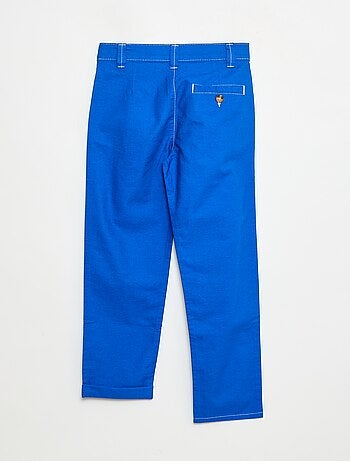 Pantaloni Oxford con pinces