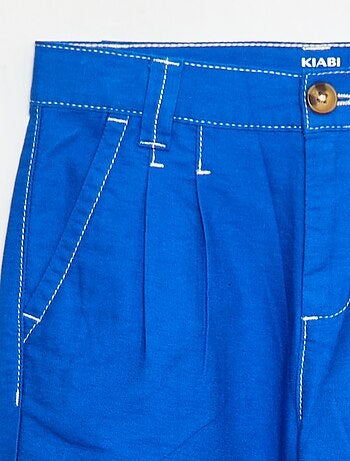 Pantaloni Oxford con pinces