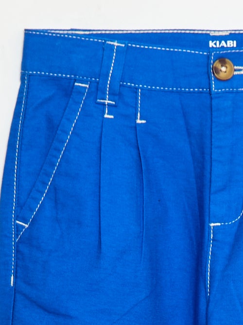 Pantaloni Oxford con pinces - Kiabi