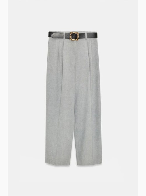 Pantaloni palazzo a gamba ampia con cintura dilvin - Kiabi
