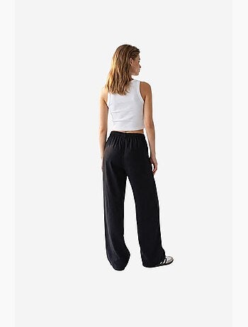 Pantaloni palazzo a gamba ampia in tencel mixray
