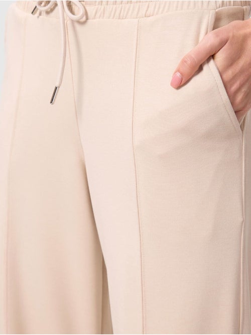 Pantaloni palazzo a gamba ampia testurizzati con vita con coulisse tommy - Kiabi