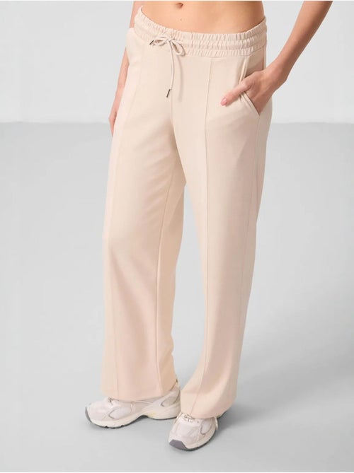 Pantaloni palazzo a gamba ampia testurizzati con vita con coulisse tommy - Kiabi