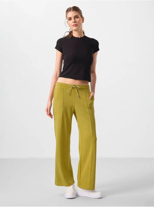 Pantaloni palazzo a gamba ampia testurizzati con vita con coulisse tommy - Kiabi