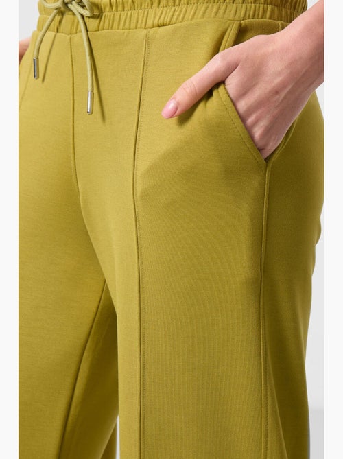 Pantaloni palazzo a gamba ampia testurizzati con vita con coulisse tommy - Kiabi