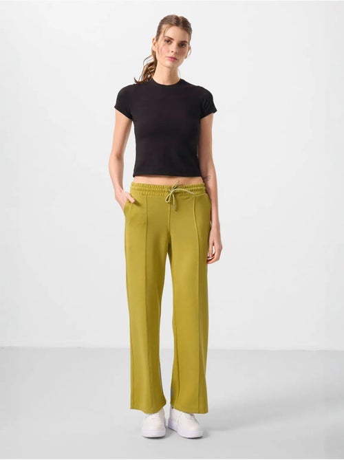 Pantaloni palazzo a gamba ampia testurizzati con vita con coulisse tommy - Kiabi