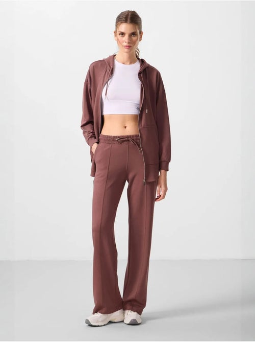 Pantaloni palazzo a gamba ampia testurizzati con vita con coulisse tommy - Kiabi