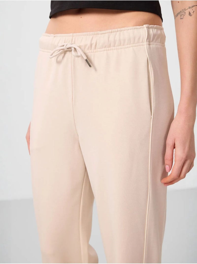 Pantaloni palazzo a gamba ampia tommy Beige argilla - Kiabi