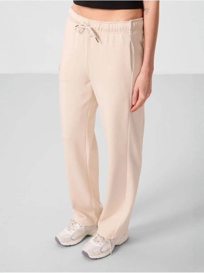 Pantaloni palazzo a gamba ampia tommy Beige argilla - Kiabi