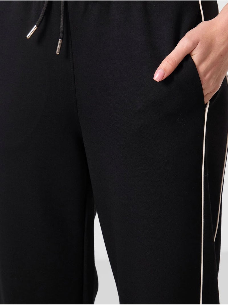 Pantaloni palazzo a gamba ampia tommy Nero - Kiabi