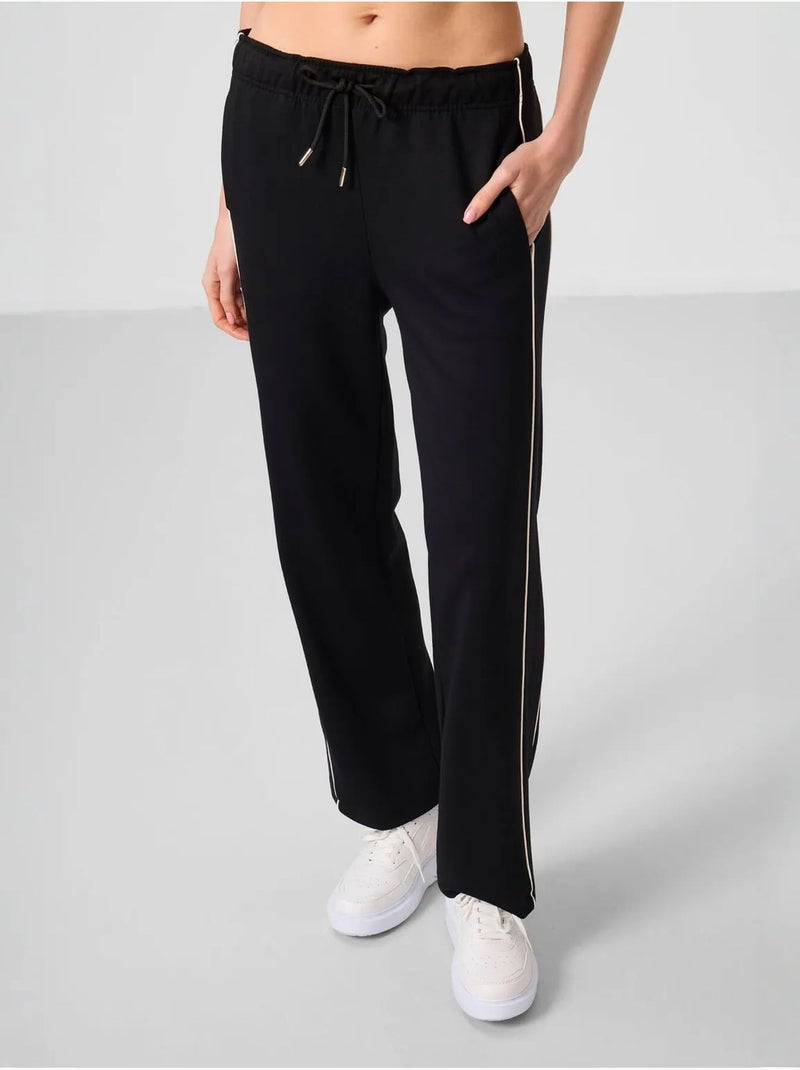 Pantaloni palazzo a gamba ampia tommy Nero - Kiabi