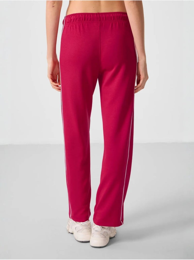Pantaloni palazzo a gamba ampia tommy Rosso cashmere - Kiabi